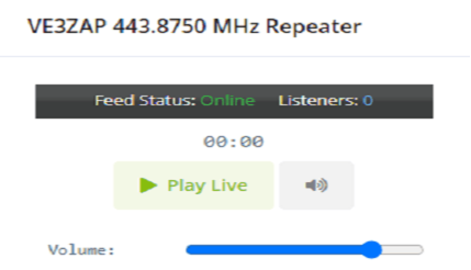 VE3ZAP Stream